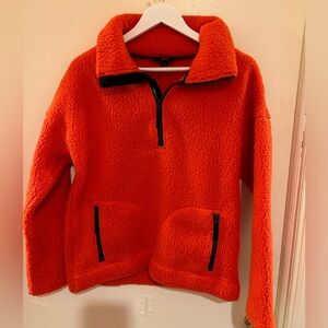 J Crew polartec fleece quarter zip - small, NWT
